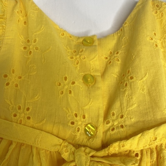 SWEET HEART ROSE YELLOW DAISY SPRING DRESS SIZE 12 Months - Picture 8 of 9